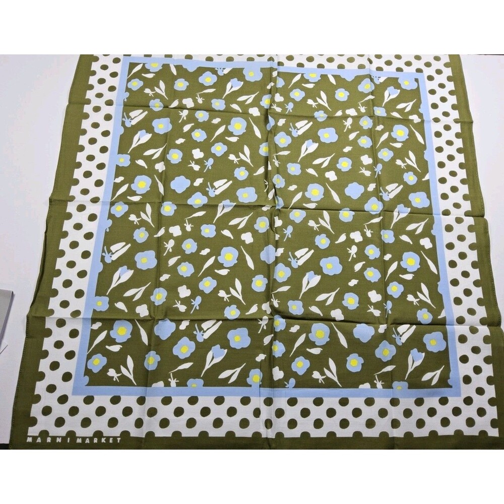 Marni Market Hankyu Japan Handkerchief Neckerchief Bandana Scarf